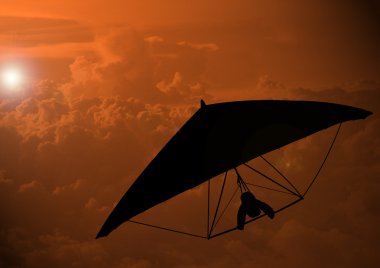 gökyüzünde uçan yüksek