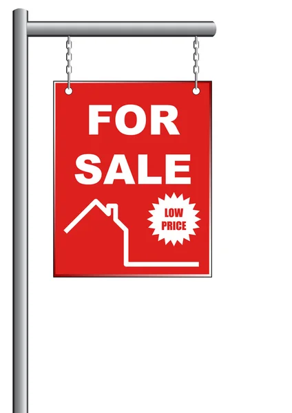 stock vector House Sale Sign