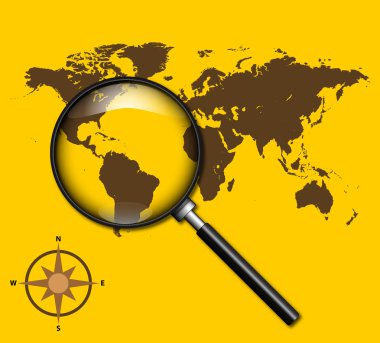 Magnify The World clipart