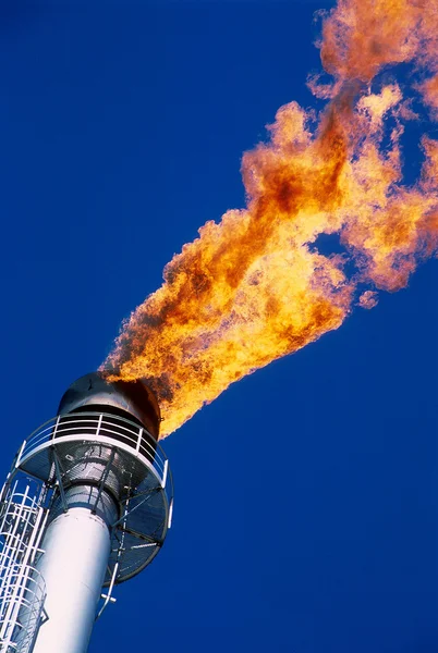 . Flare del gas — Foto Stock