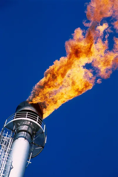 . gáz fáklyát Stock Kép