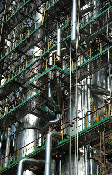 Óleo russo & indystry gás. A Fábrica de Refino de Khabarovsk — Fotografia de Stock