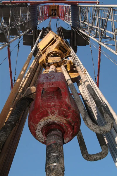 ロシアの石油と天然ガスの生産。油田の掘削 — ストック写真