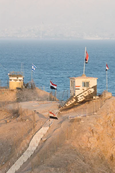 stock image Egyptian-Israeli border on Sinai