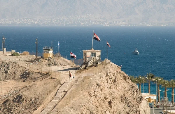 stock image Egyptian-Israeli border on Sinai