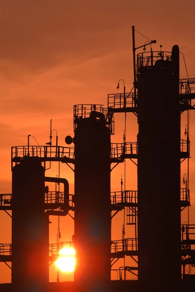 Russische Öl- und Gasindustrie. die Raffineriefabrik von Rijazan — Stockfoto