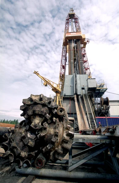 俄罗斯。石油生产的萨雷姆石油开发公司 — 图库照片