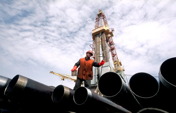 Russland. Ölproduktion von salym Petroleum Development Company lizenzfreie Stockfotos