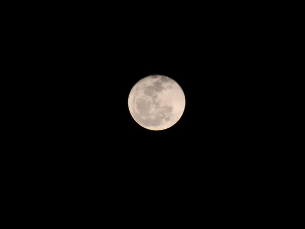 Volle maan over san francisco — Stockfoto