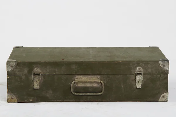 Eski tahta bavul — Stok fotoğraf