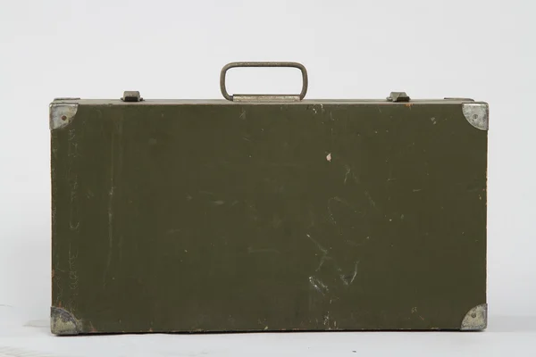 Old wood suitcase — Stock Photo, Image