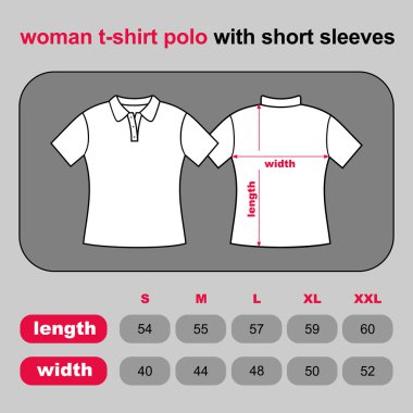 t-shirt kadın polo arka ve ön.
