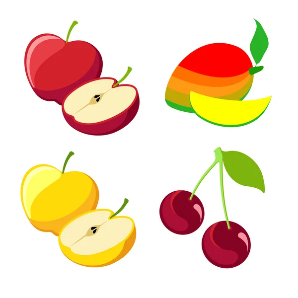 Frutas. — Archivo Imágenes Vectoriales