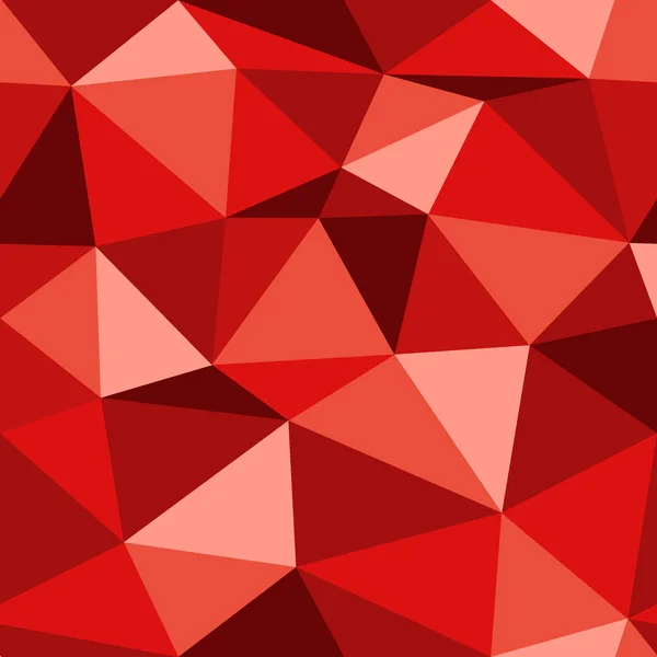 Vector fondo geométrico rojo sin costura . — Vector de stock