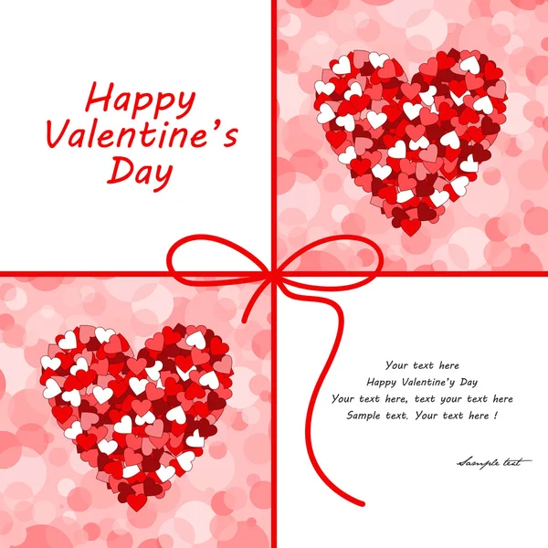 Valentines day card. — Stock Vector