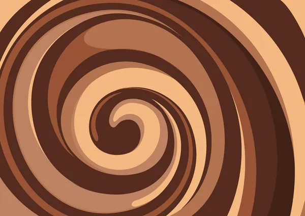 Vektor-Whirlpool braunen Hintergrund. — Stockvektor