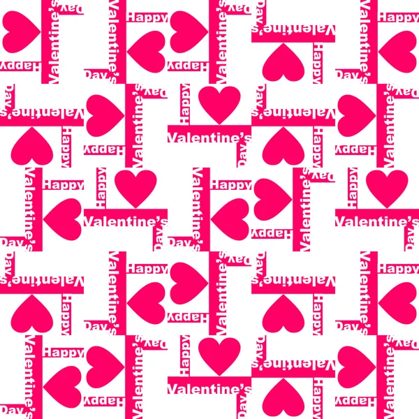 Fond de valentines vectorielles avec cœur . — Image vectorielle