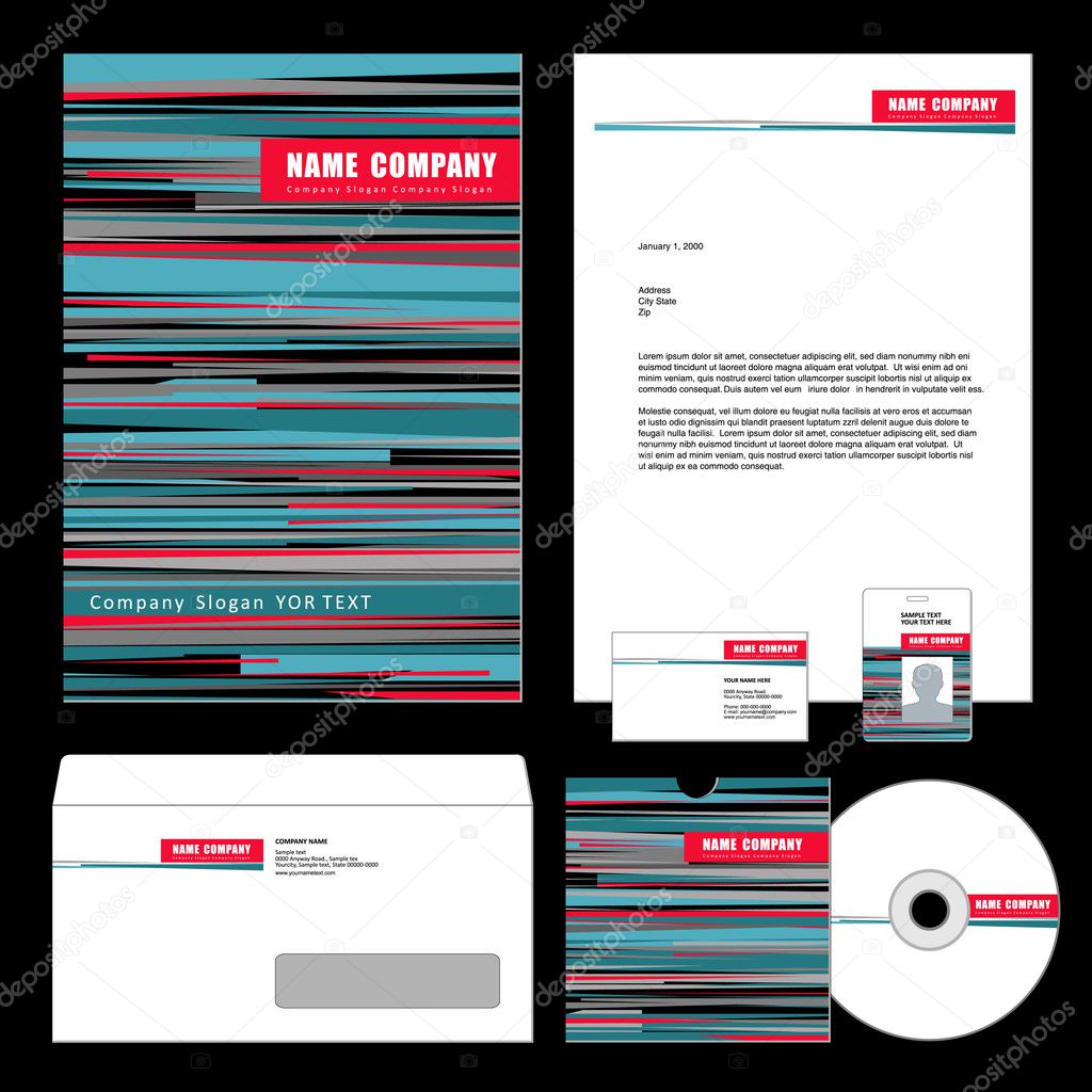 Business template. Vector illustration