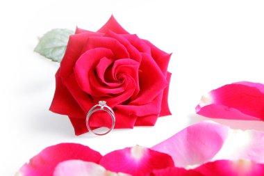 Wedding Ring in Rose clipart