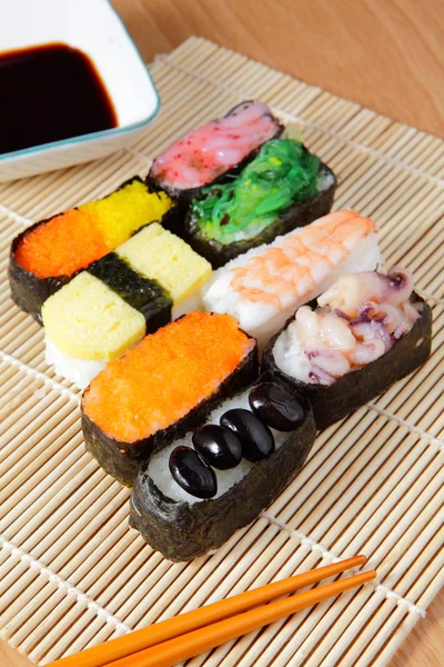 Ιαπωνία νόστιμο σούσι — Φωτογραφία Αρχείου