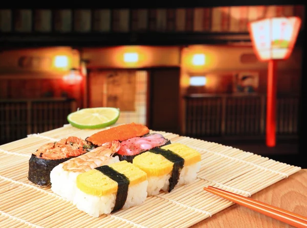 Vynikající japonské sushi — Stock fotografie