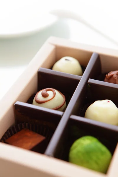 Delicious handmade sweet chocolate — Stock Photo, Image