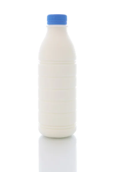 Milk bottle isolated on white background — Stock Photo, Image