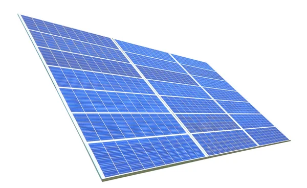 Solar Panel with white background — Stock Photo, Image