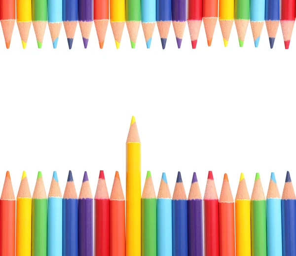 Izole renkli kalemler — Stok fotoğraf