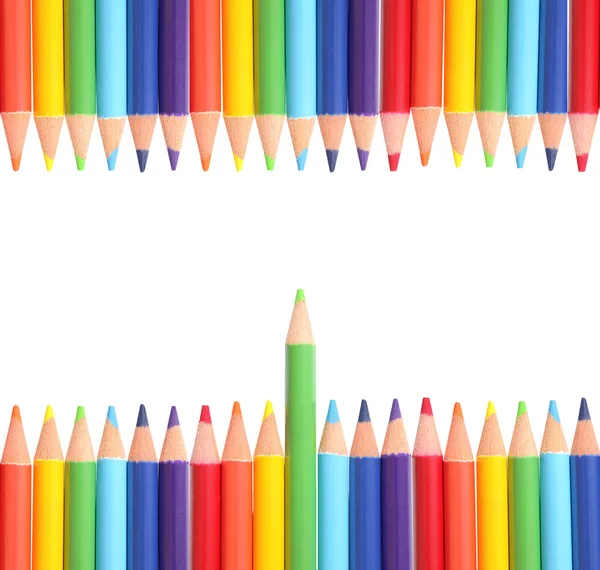 Colorful pencils isolated — Stock Photo, Image