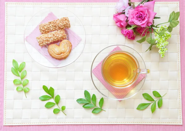 Refined and leisurely tea time — Stock Photo, Image