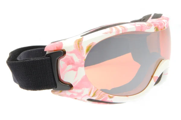 Fashion pink ski goggles — Stock Photo, Image