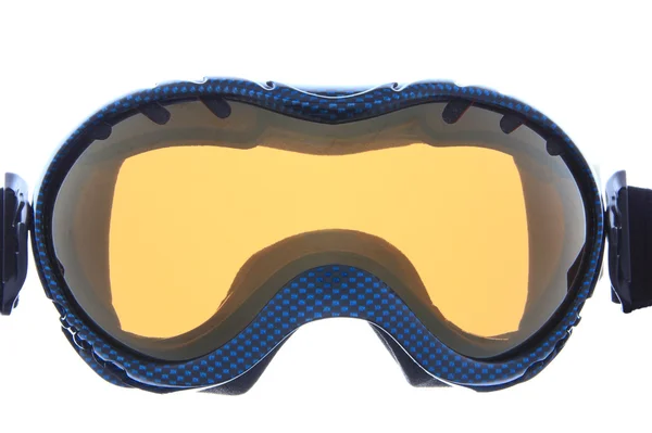 Mode blå skidglasögon — Stockfoto