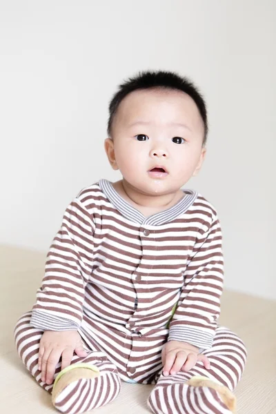 Closeup portrait of a baby boy — Stock Photo, Image