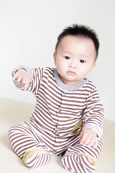 Closeup portrait of a baby boy — Stock Photo, Image