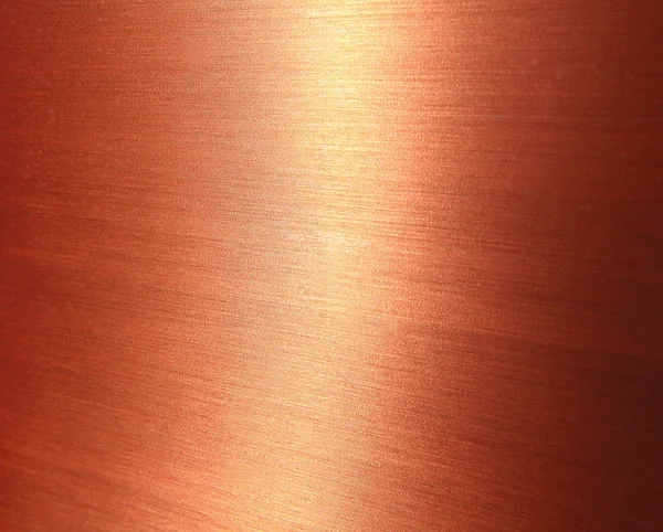 Fine brushed copper texture — Stock Photo, Image