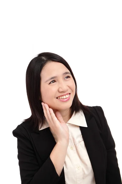 Retrato de una mujer de negocios asiática sonrisa —  Fotos de Stock