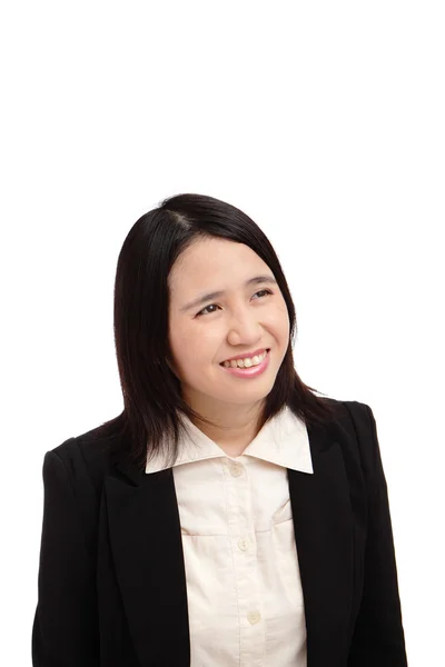 Retrato de um asiático mulher de negócios sorriso — Fotografia de Stock