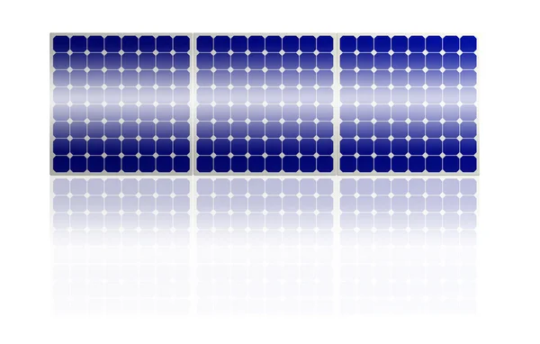 Sistema de panel solar — Foto de Stock
