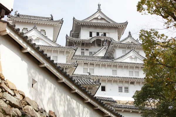 日本城堡的结构的详细信息 — 图库照片