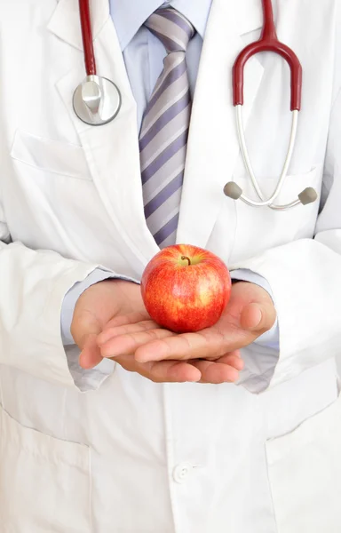 stock image An apple a day keeps the doctor away