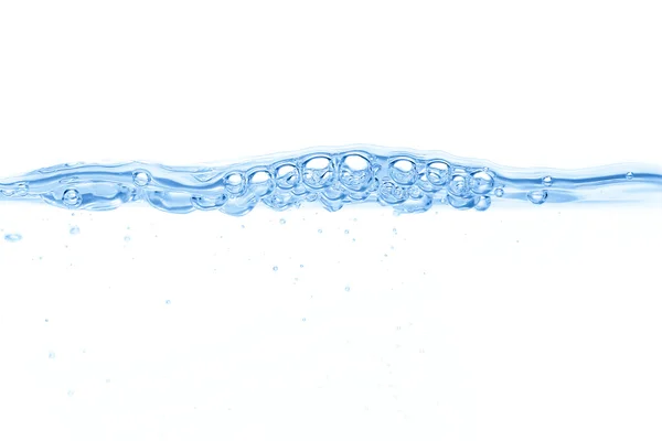 Abstrakt blå vatten bubblor bakgrund — Stockfoto