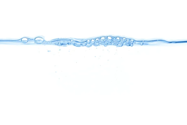 Abstrait bleu bulles d'eau fond — Photo