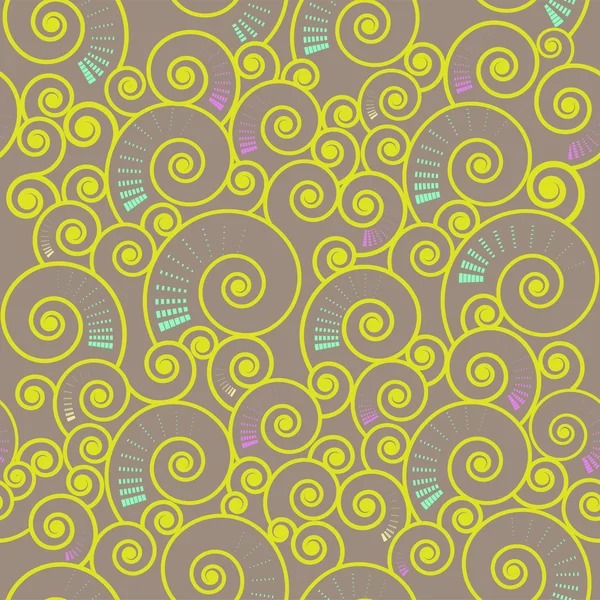 Sømløst spiralmønster – stockvektor
