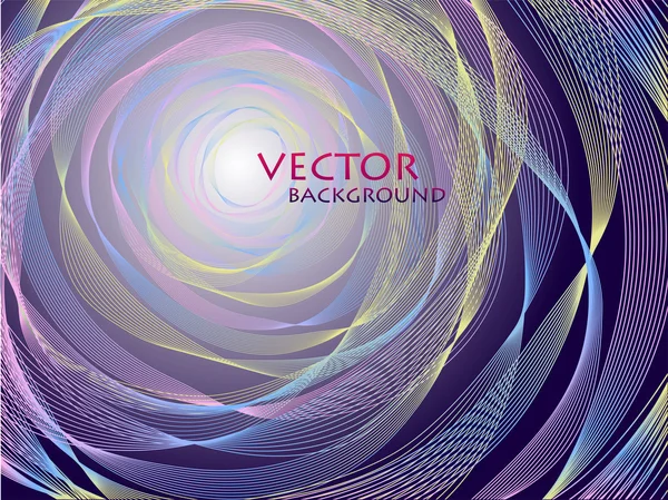 Vector abstract concentric background — Stock Vector