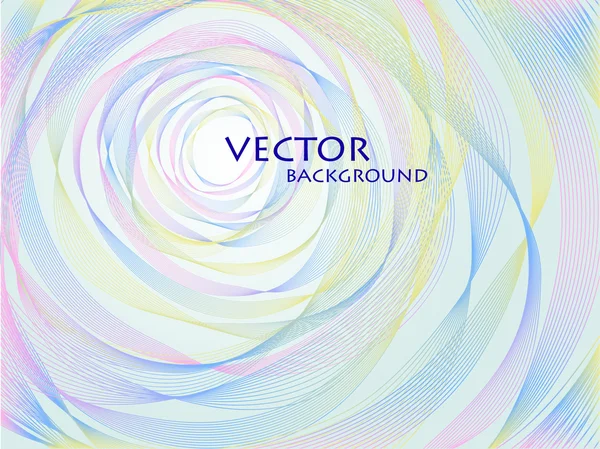Vector abstracto pastel fondo concéntrico — Archivo Imágenes Vectoriales