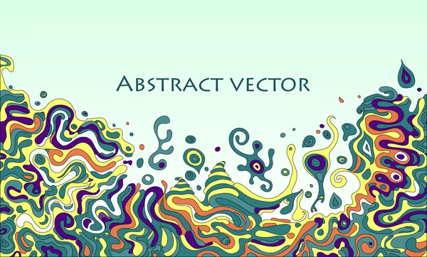 Vector fundal doodle cu spațiu pentru textul dvs. — Vector de stoc