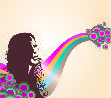 Abstract woman clipart