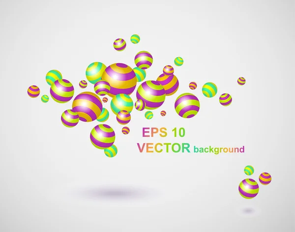 Abstraktní 3D pozadí — Stockový vektor