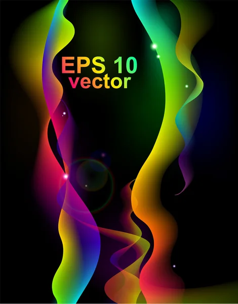 Abstraktní vektorová vlna — Stockový vektor